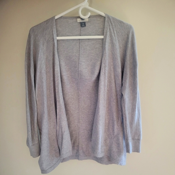 Old Navy Light Gray Open-Front Cardigan, Size Xs. - Picture 4 of 4
